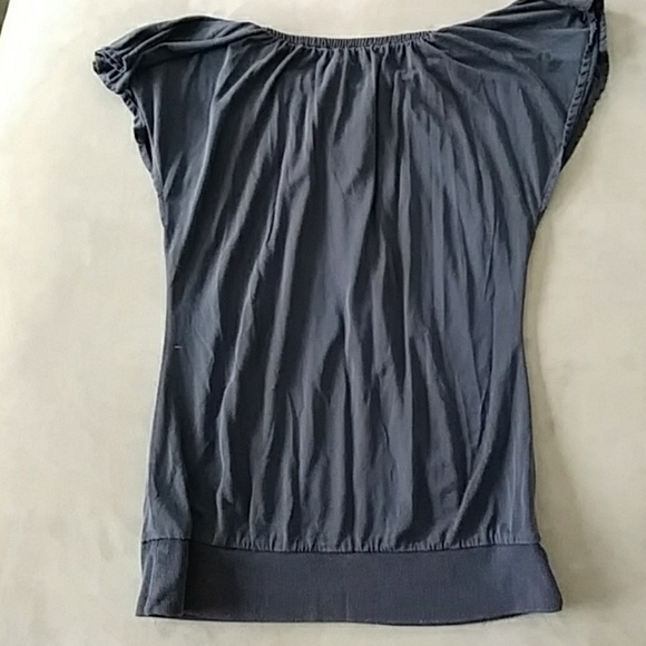 Black Butterfly-sleeve blouse - Picture 4 of 4